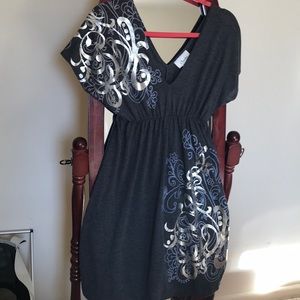 Silver detail dress/tunic